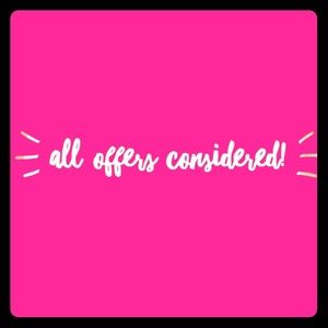 All reasonable offers considered